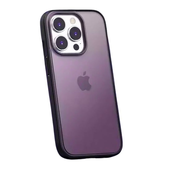 D-Pro Matte Hybrid etui matowe obudowa iPhone 14 Pro Max (Purple) D-pro