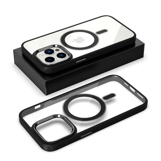 D-Pro Metal Camera Hybrid MagSafe Case etui magnetyczne iPhone 13/14 (Black) D-pro