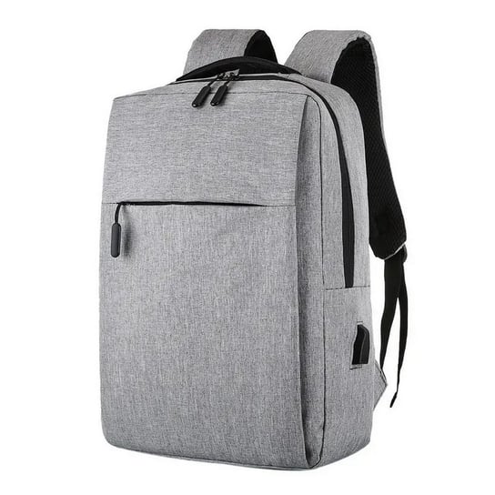 D-Pro Oxford plecak z USB na laptopa MacBook Air Pro 13 14 15 17 (Jasny szary) Inna marka