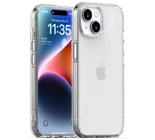 D-Pro Quartz Crystal etui obudowa do iPhone 14 Plus/ 15 Plus (Clear) D-pro