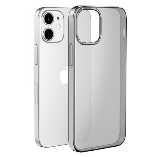 D-Pro Slim Flex TPU Case Etui Silikon do iPhone 12/12 Pro (Smoke Gray) D-pro