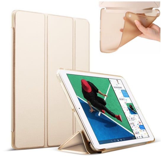 D-Pro Smart Case TPU Soft-Gel Back Cover - iPad Mini 1/2/3 (Gold) D-pro