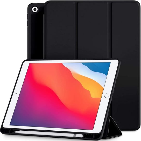 D-Pro Smart Cover V2 etui do Apple Pencil / iPad 7/8/9 10.2 / iPad 10.5 / Air 3 (Black) D-pro