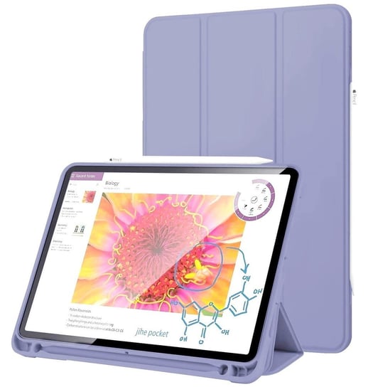 D-Pro Smart Cover V2 etui do Apple Pencil / iPad Pro 11 2020/2021/2022 (Purple) D-pro