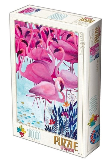 D-Toys, puzzle, Andrea Kurti, Flamingi, 1000 el. D-Toys