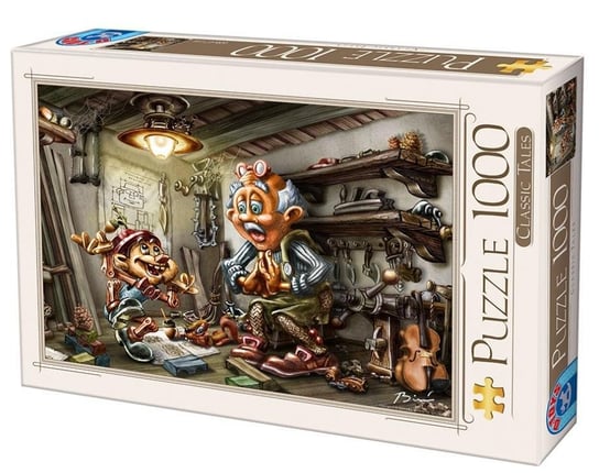 D-Toys, puzzle, Biro Donat, Pinokio, 1000 el. D-Toys