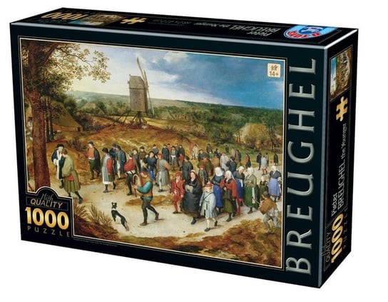 D-Toys, puzzle, Brueghel, Procesja małżenska, 1000 el. D-Toys