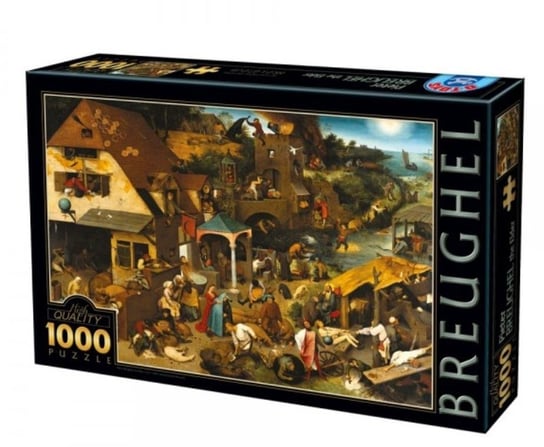 D-Toys, puzzle, Brueghel, Przysłowia, 1000 el. D-Toys