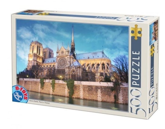 D-Toys, puzzle, Francja, Katedra Notre-Dame, 500 el. D-Toys