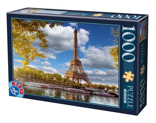 D-Toys, puzzle, Francja, Paryż- Widok n Wieżę Eiffla, 1000 el. D-Toys