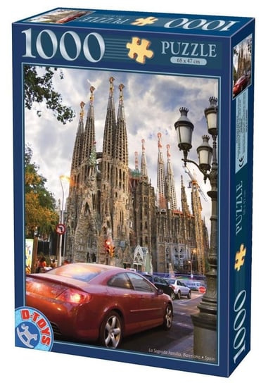 D-Toys, puzzle, Hiszpania, Barcelona- Sagrada Familia, 1000 el. D-Toys