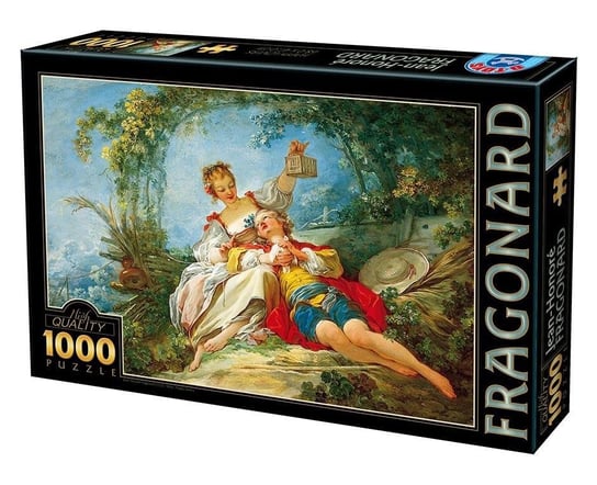 D-Toys, puzzle, Jean- Honore Fragonard, Zakochani, 1000 el. D-Toys