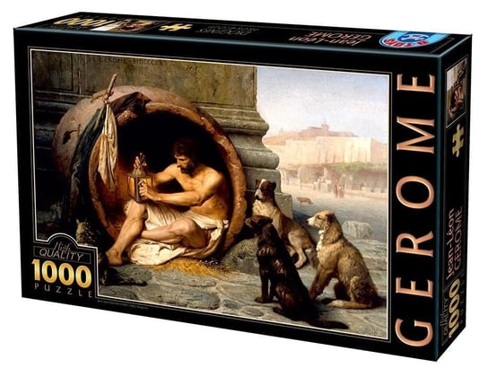 D-Toys, puzzle, Jean-Leon Gerome, Diogenes, 1000 el. D-Toys