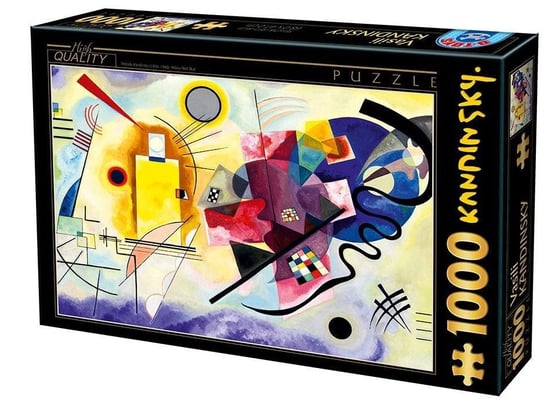 D-Toys, puzzle, Kandinsky, Żółty, czerwony, niebieski, 1000 el. D-Toys