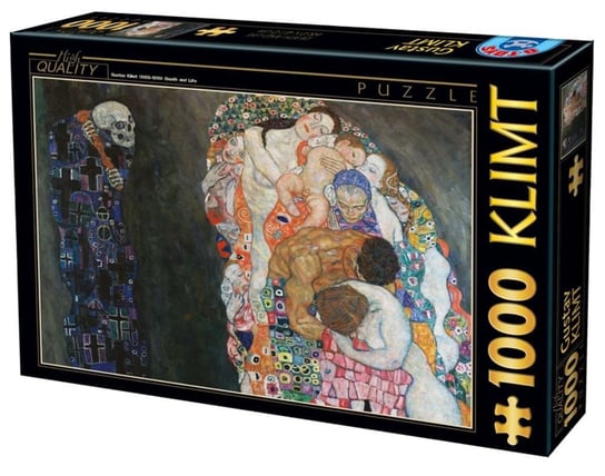 D-Toys, puzzle, Klimt, Życie i śmierć, 1000 el. D-Toys