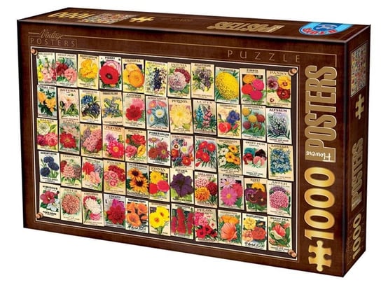 D-Toys, puzzle, Kwiaty, 1000 el. D-Toys