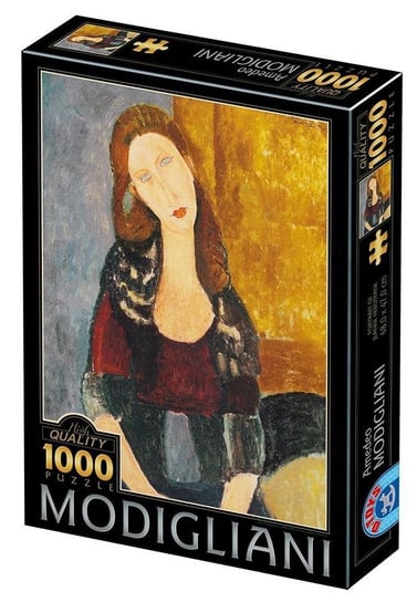 D-Toys, puzzle, Modogliani, Portret Jeanne Hebuterne, 1000 el. D-Toys