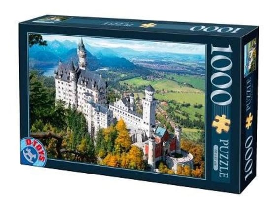 D-Toys, puzzle, Niemcy, Zamek Neuschwanstein, 1000 el. D-Toys