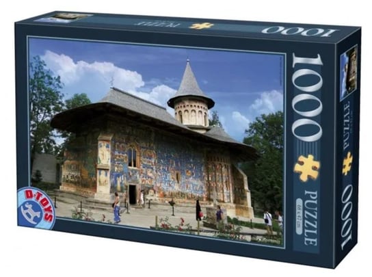 D-Toys, puzzle, Rumunia, Klasztor Voronet, 1000 el. D-Toys