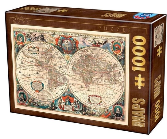 D-Toys, puzzle, Stara mapa, 1000 el. D-Toys