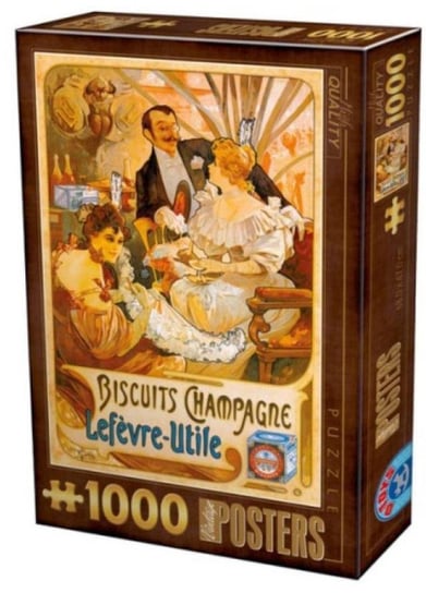 D-Toys, puzzle, Stare plakaty, Herbatniki, 1000 el. D-Toys