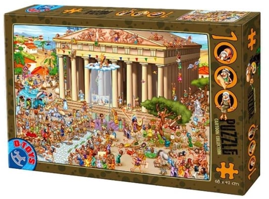 D-Toys, puzzle, Szaleństwo budowa Akropolu w Atenach, 1000 el. D-Toys
