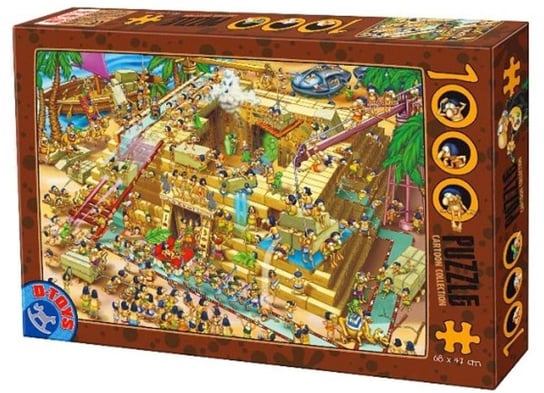 D-Toys, puzzle, Szaleństwo budowa Piramidy w Gizie, 1000 el. D-Toys