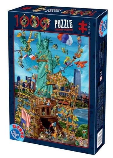D-Toys, puzzle, Szaleństwo budowa Statuły Wolności NY, 1000 el. D-Toys