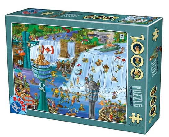 D-Toys, puzzle, Szaleństwo wycieczka wodospad Niagara, 1000 el. D-Toys