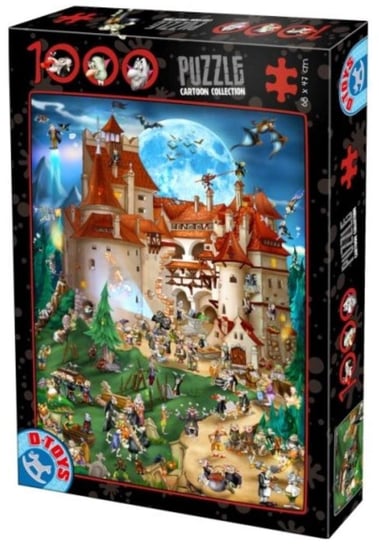 D-Toys, puzzle, Szalona impreza na zamku Drakuli, 1000 el. D-Toys