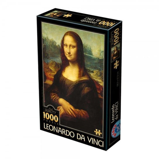 D-Toys, puzzle, sztuka, Leonardo Da Vinci Mona Lisa, 1000 el. D-Toys