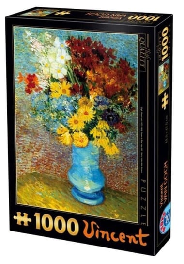 D-Toys, puzzle, Van Gogh, Kwiaty w niebieskim wazonie, 1000 el. D-Toys