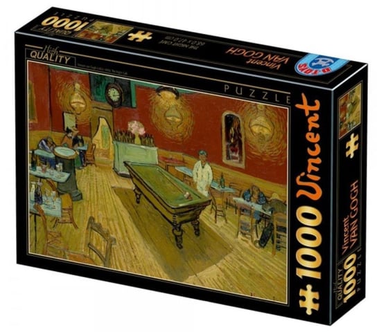 D-Toys, puzzle, Van Gogh, Nocna kawiarnia, 1000 el. D-Toys
