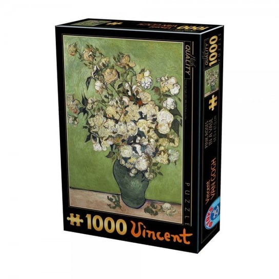 D-Toys, puzzle, Vincent Van Gogh Różowe róże w wazonie, 1000 el. D-Toys