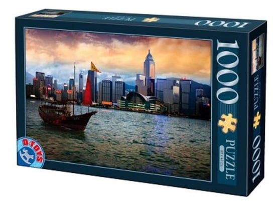 D-Toys, puzzle, Widok na Hongkong, 1000 el. D-Toys
