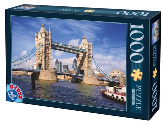 D-Toys, puzzle, Wielka Brytania, Londyn-Tower Bridge, 1000 el. D-Toys
