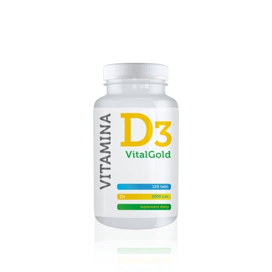 D3 VitalGold, Suplement diety, 120 tabl. Alg Pharma