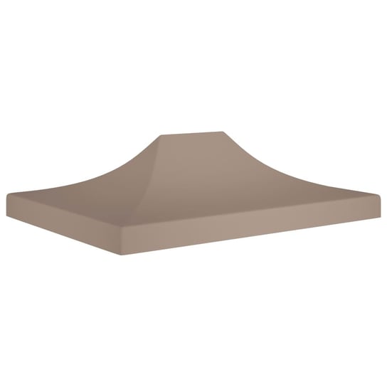 Dach do namiotu imprezowego, 4 x 3 m, taupe, 270 g/m² vidaXL