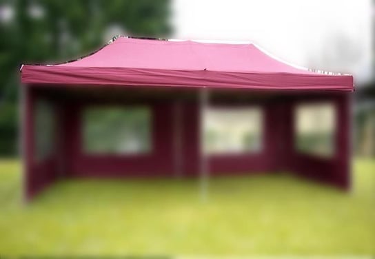Dach namiotu ogrodowego PROFI 3 x 6 m, bordowy Garthen