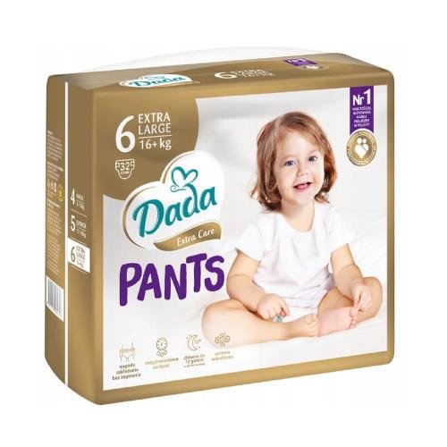 Dada Extra Care Pants, Pieluchomajtki, 6 Xl (16+ Kg), 32szt. Dada
