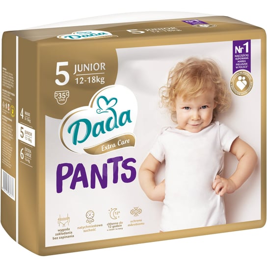 Dada Extra Care Pants, Pieluchomajtki, Junior 5 (12-18Kg), 35szt. Dada