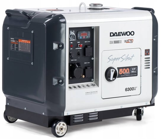 Daewoo Ddae 9000Sse Diesel Agregat Generator Prądotwórczy Wersja Wyciszona Silent 1X32A  2X16A 230V Avr Moc 16Km - Oficjalny Dystrybutor - Autoryzowany Dealer Daewoo Daewoo
