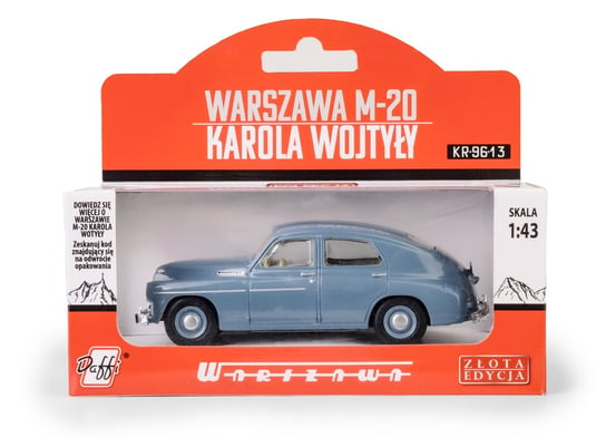 Daffi, model kolekcjonerski, pojazd PRL Warszawa M-20 Karol Wojtyła Daffi