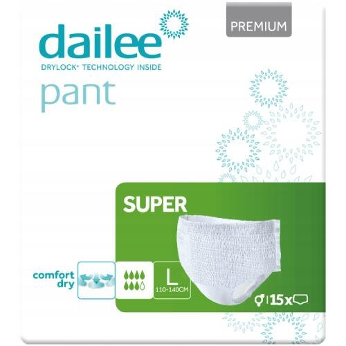 DAILEE Pant Premium Super Majtki chłonne L, 15szt. Dailee