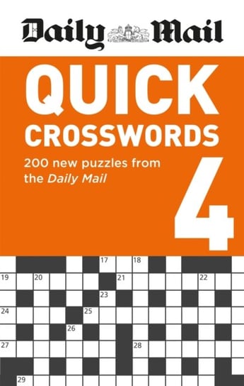 Daily Mail Quick Crosswords Volume 4: 200 new puzzles from the Daily Mail Opracowanie zbiorowe