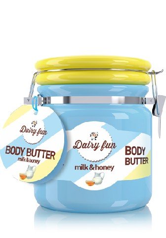 Dairy Fun, masło do ciała Mleko&Miód, 300 g Dairy Fun