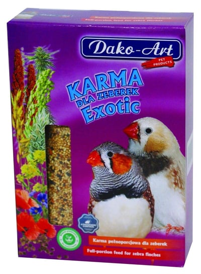 DAKO-ART EXOTIC karma dla zeberek 500g Dako-art