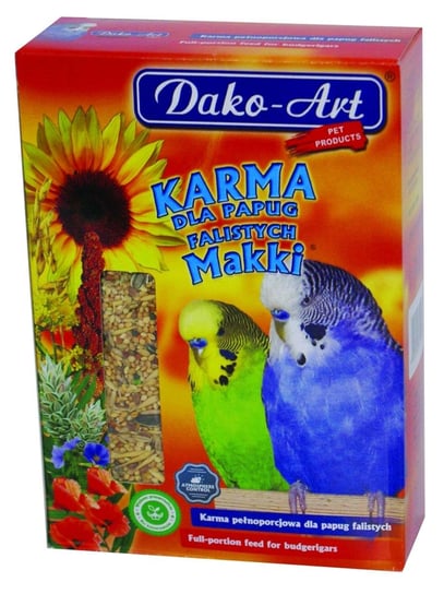 DAKO-ART MAKKI Karma dla papug falistych 25kg Dako-art