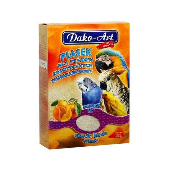 DAKO-ART PIASEK dla ptaków pomarańczowy 1,5kg Dako-Art