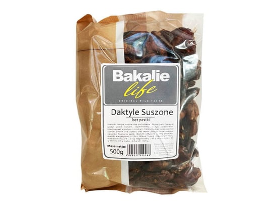 DAKTYLE SUSZONE BEZ PESTEK 500g BAKALIE LIFE AGA-HOLTEX